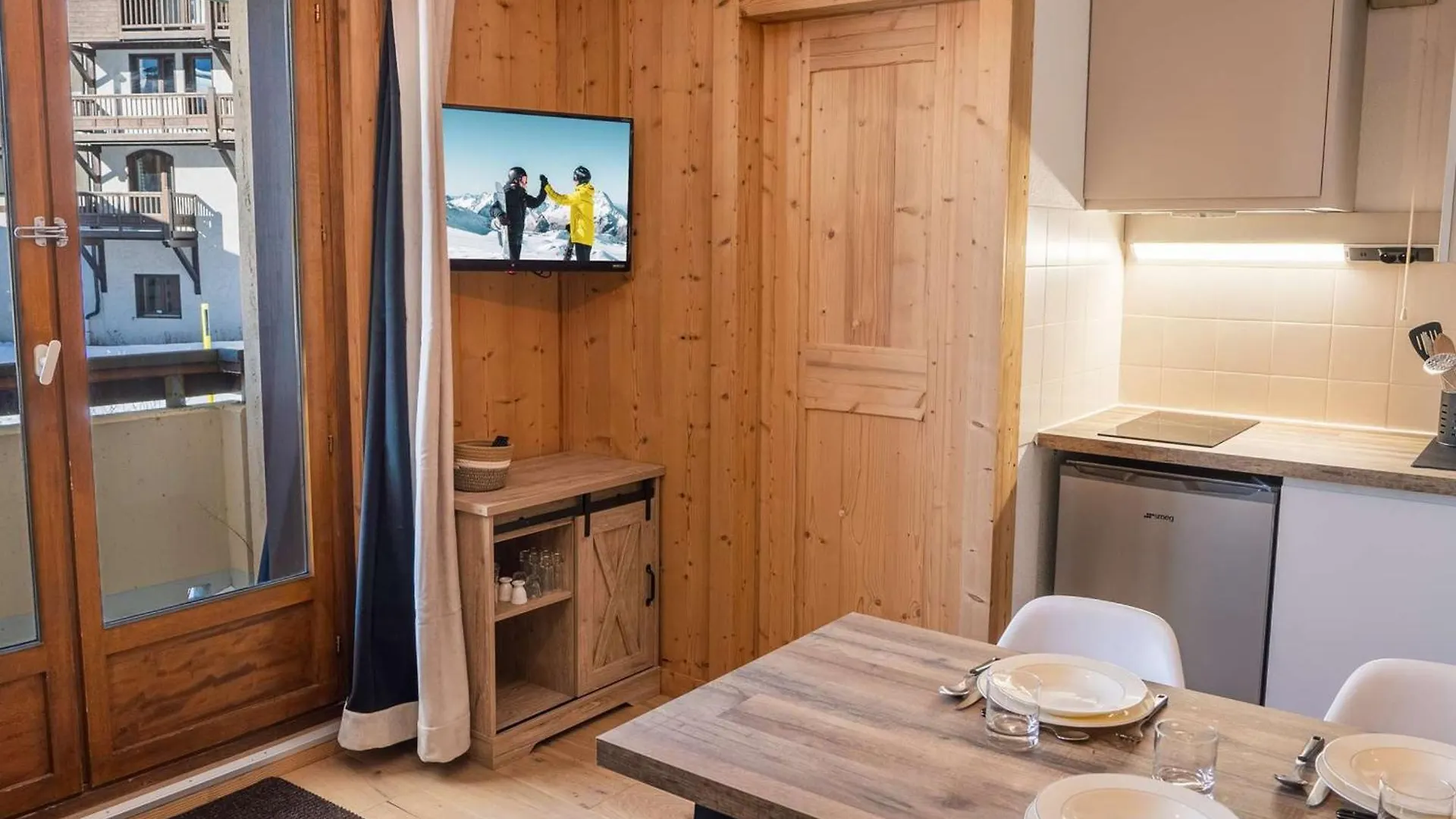 Appartement Moderne A Val Thorens - 4 Pers, 1 Chambre + Cabine, Balcon Sud, Ski Aux Pieds - Fr-1-637-74 0*,  프랑스